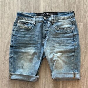 Xray Jeans Men's Blue Denim Shorts